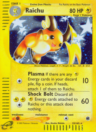 Raichu, Expedition Base Set 25