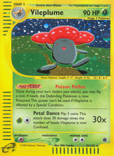 Vileplume, Expedition Base Set 31