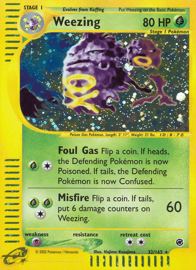 Weezing, Expedition Base Set 32