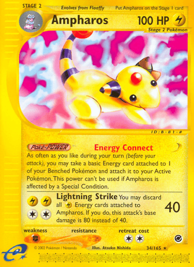 Ampharos, Expedition Base Set 34