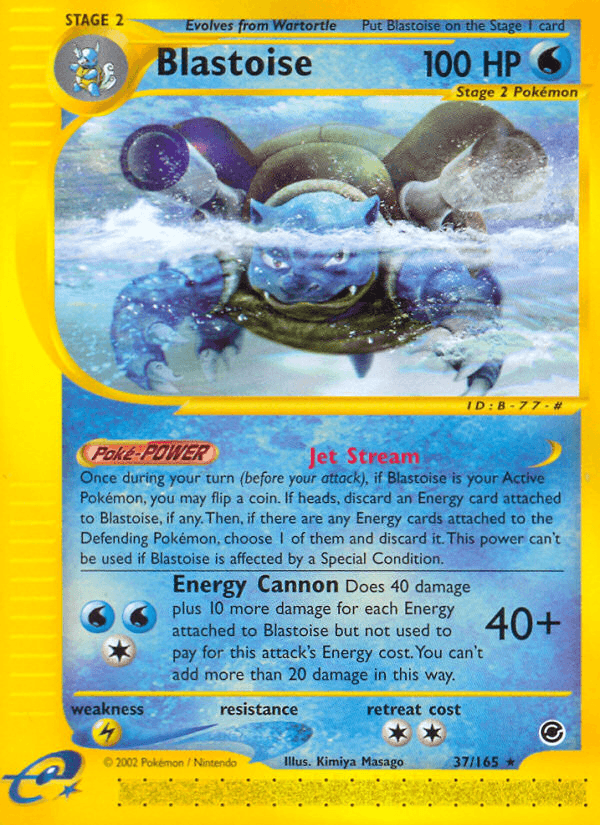 Blastoise, Expedition Base Set 37
