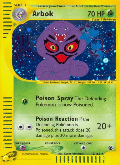 Arbok, Expedition Base Set 3