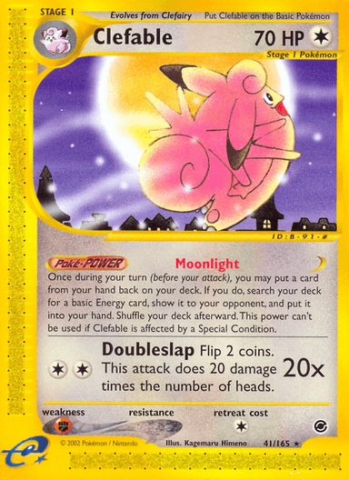 Clefable, Expedition Base Set 41