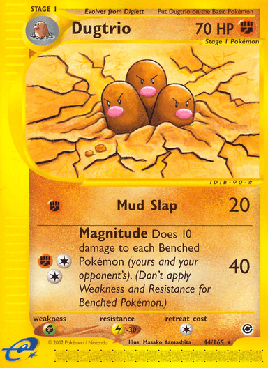 Dugtrio, Expedition Base Set 44
