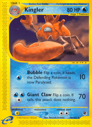 Kingler, Expedition Base Set 50