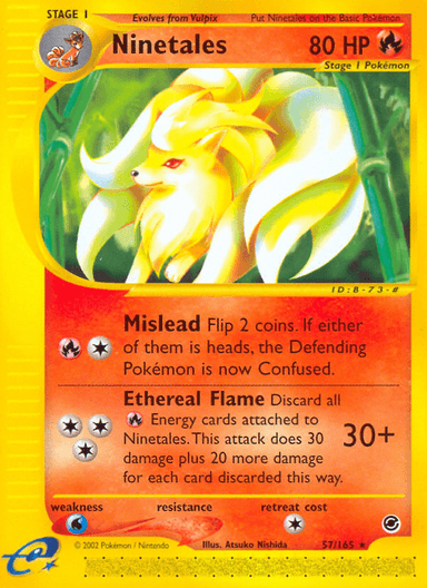 Ninetales, Expedition Base Set 57