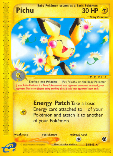 Pichu, Expedition Base Set 58