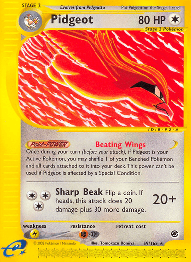Pidgeot, Expedition Base Set 59