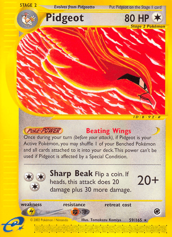 Pidgeot, Expedition Base Set 59