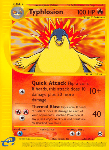 Typhlosion, Expedition Base Set 64