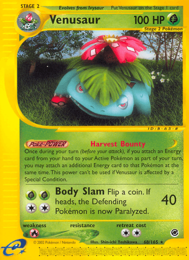 Venusaur, Expedition Base Set 68