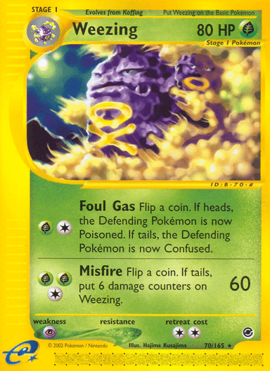 Weezing, Expedition Base Set 70
