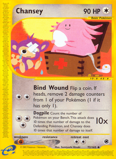 Chansey, Expedition Base Set 72