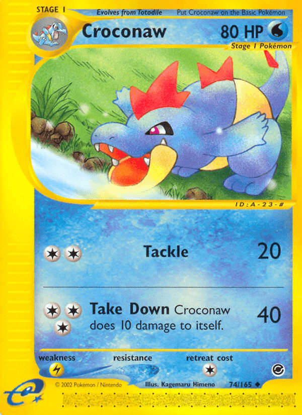 Croconaw, Expedition Base Set 74