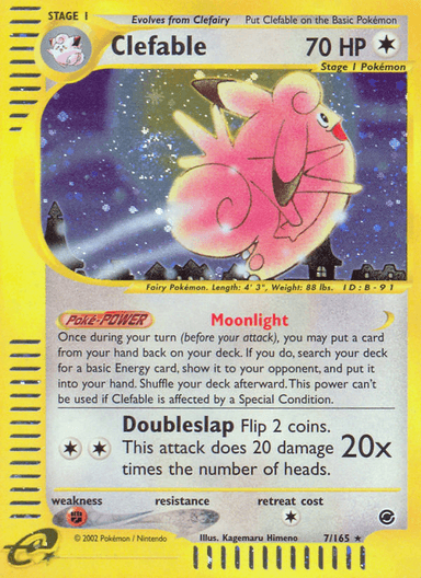 Clefable, Expedition Base Set 7