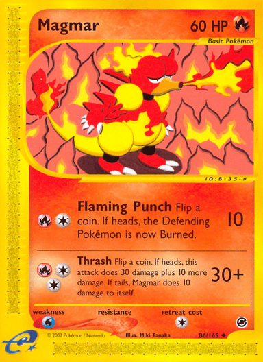 Magmar, Expedition Base Set 86