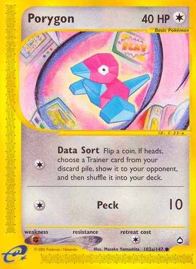 Porygon, Aquapolis 103