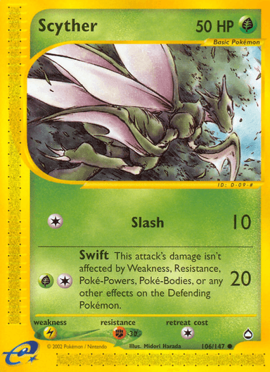 Scyther, Aquapolis 106