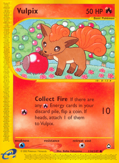 Vulpix, Aquapolis 116