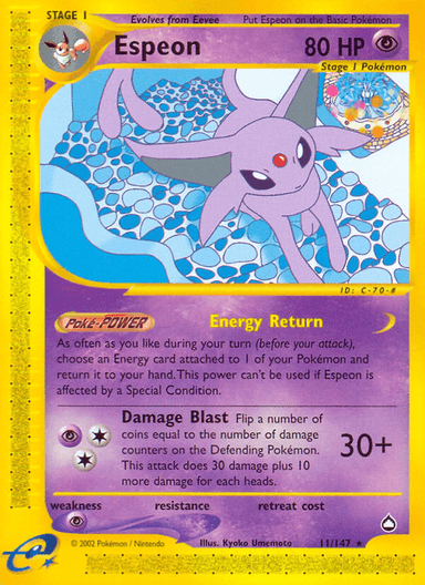 Espeon, Aquapolis 11