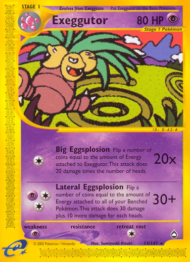 Exeggutor, Aquapolis 13