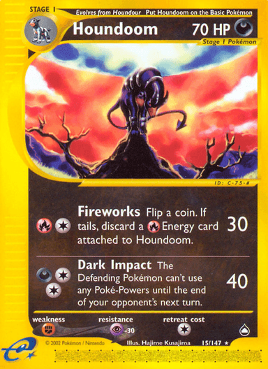 Houndoom, Aquapolis 15