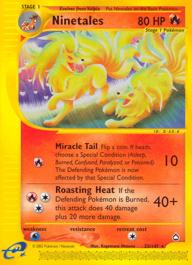 Ninetales, Aquapolis 25