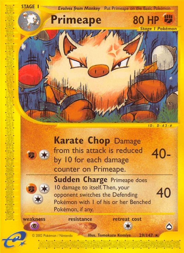 Primeape, Aquapolis 29