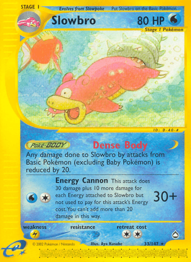 Slowbro, Aquapolis 33