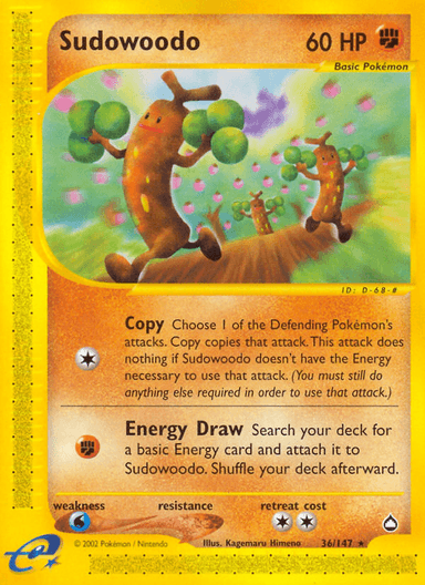 Sudowoodo, Aquapolis 36