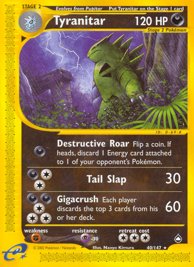 Tyranitar, Aquapolis 40