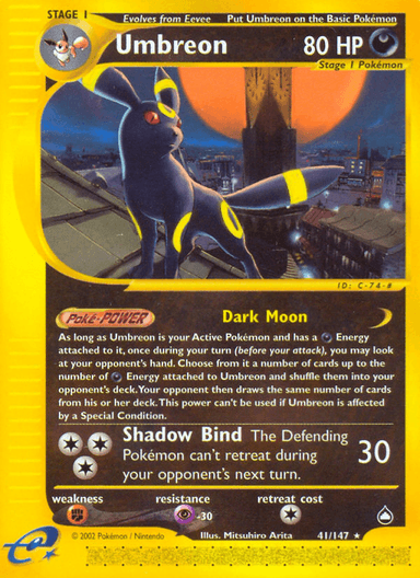 Umbreon, Aquapolis 41
