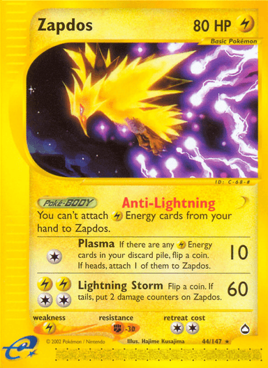 Zapdos, Aquapolis 44