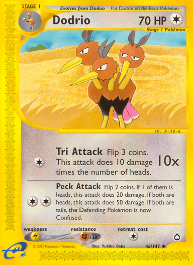 Dodrio, Aquapolis 46