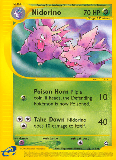 Nidorino, Aquapolis 55