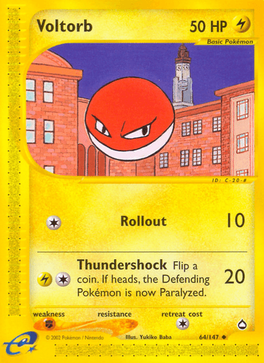 Voltorb, Aquapolis 64