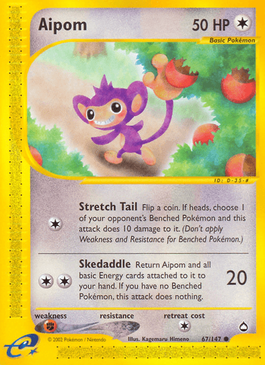 Aipom, Aquapolis 67