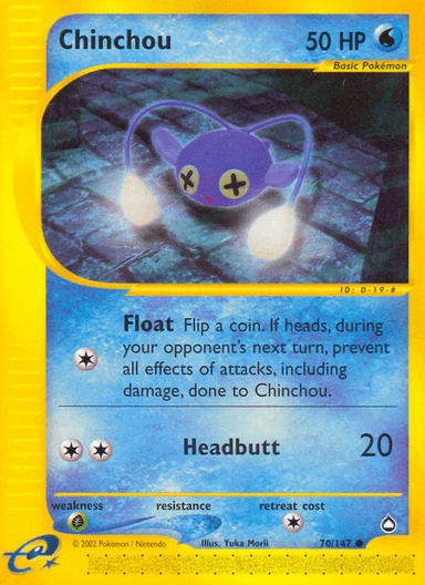 Chinchou, Aquapolis 70