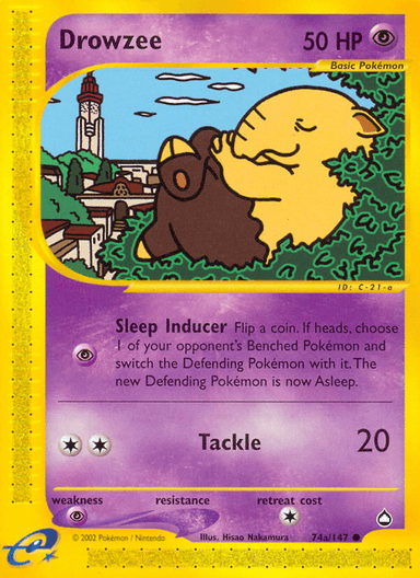 Drowzee, Aquapolis 74