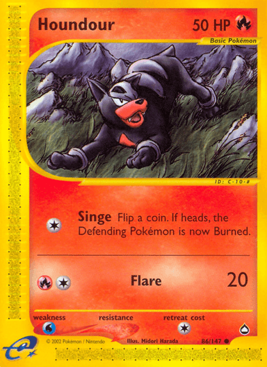 Houndour, Aquapolis 86