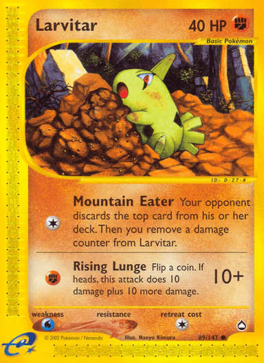 Larvitar, Aquapolis 89