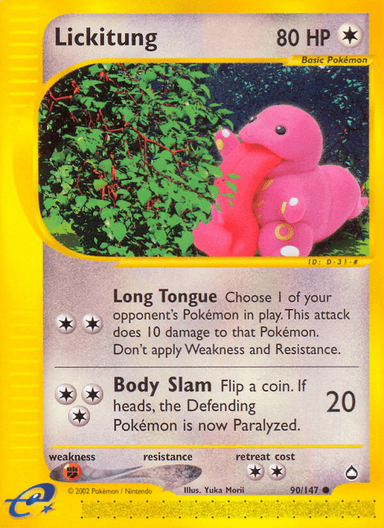 Lickitung, Aquapolis 90