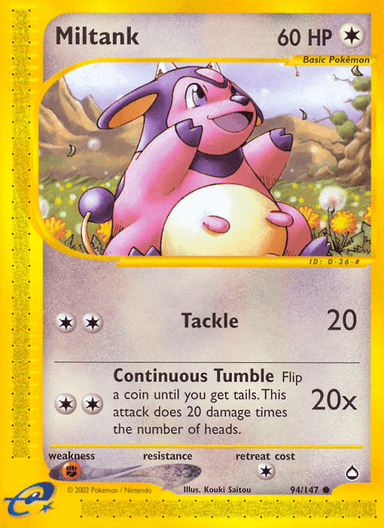 Miltank, Aquapolis 94