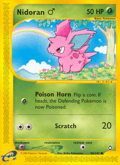 Nidoran ♂, Aquapolis 96