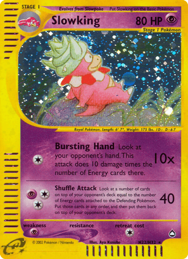 Slowking, Aquapolis H22