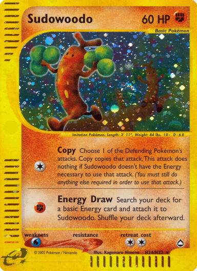 Sudowoodo, Aquapolis H24