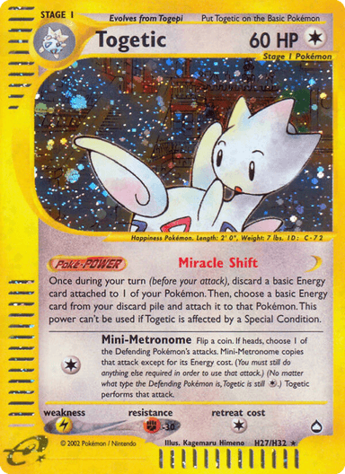 Togetic, Aquapolis H27