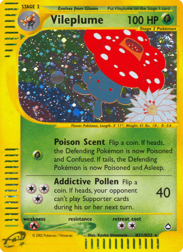 Vileplume, Aquapolis H31