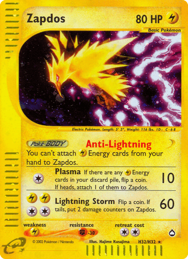 Zapdos, Aquapolis H32