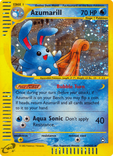 Azumarill, Aquapolis H4